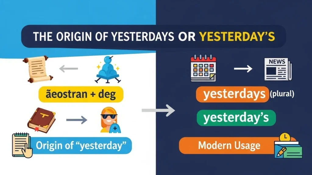 The Origin of Yesterdays or Yesterday’s