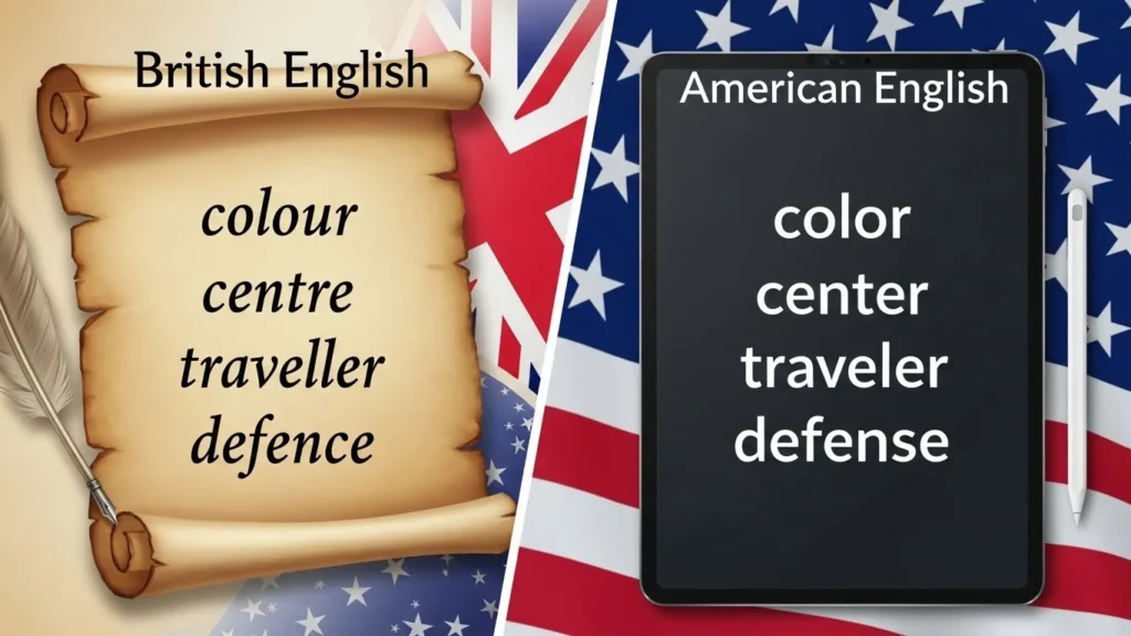 British English vs American English Spelling