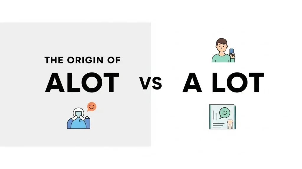 The Origin of Alot or A Lot