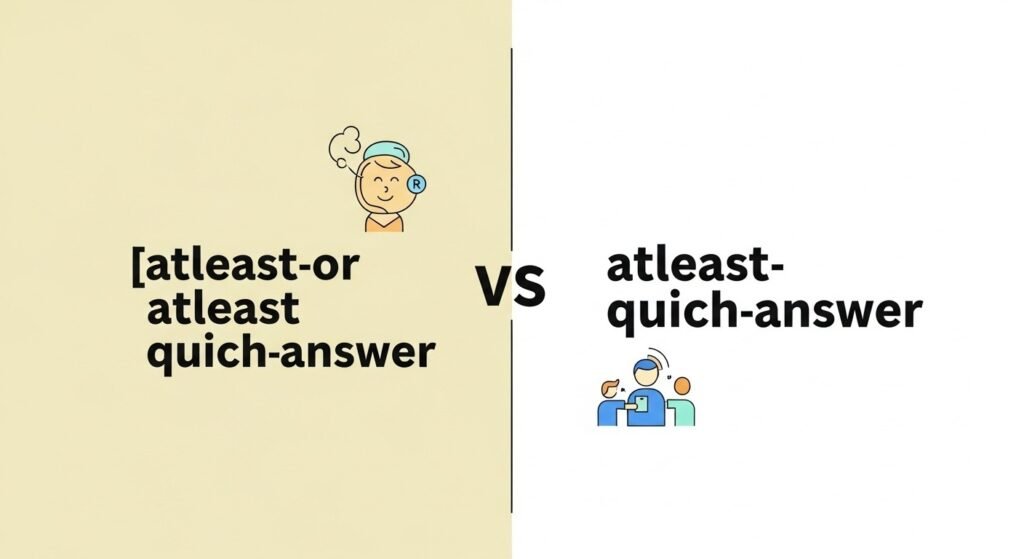 Atleast or At Least: Quick Answer