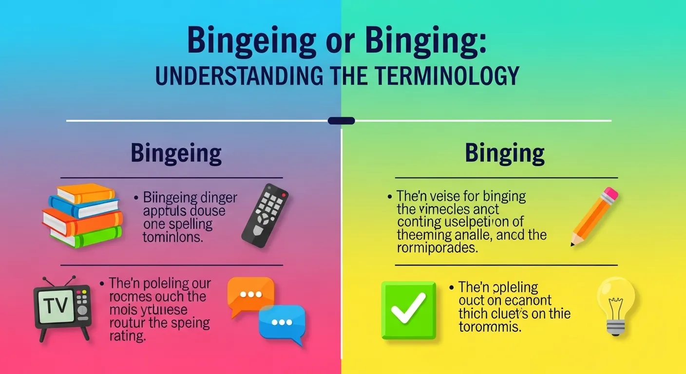 bingeing or binging