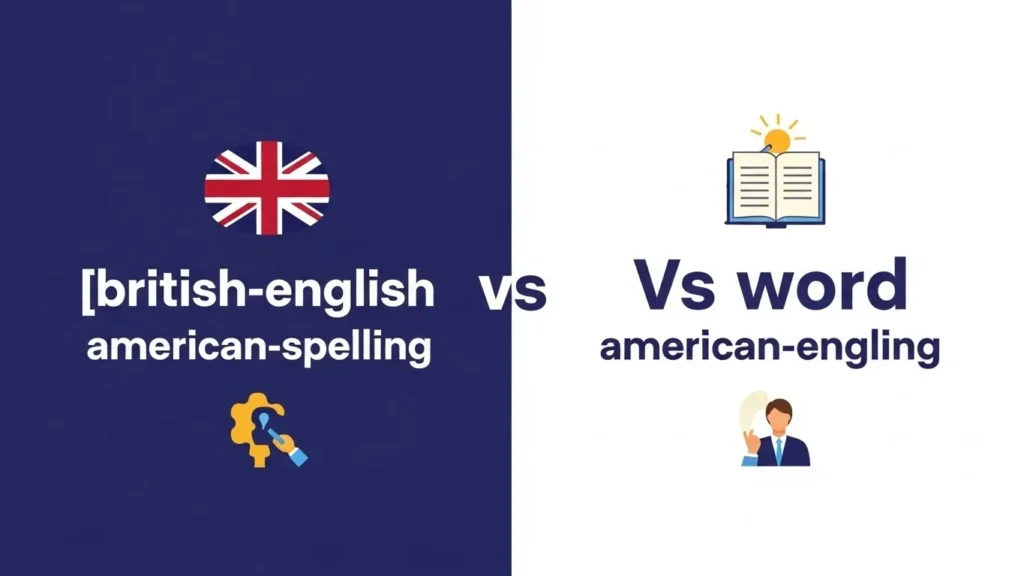 British English vs American English Spelling