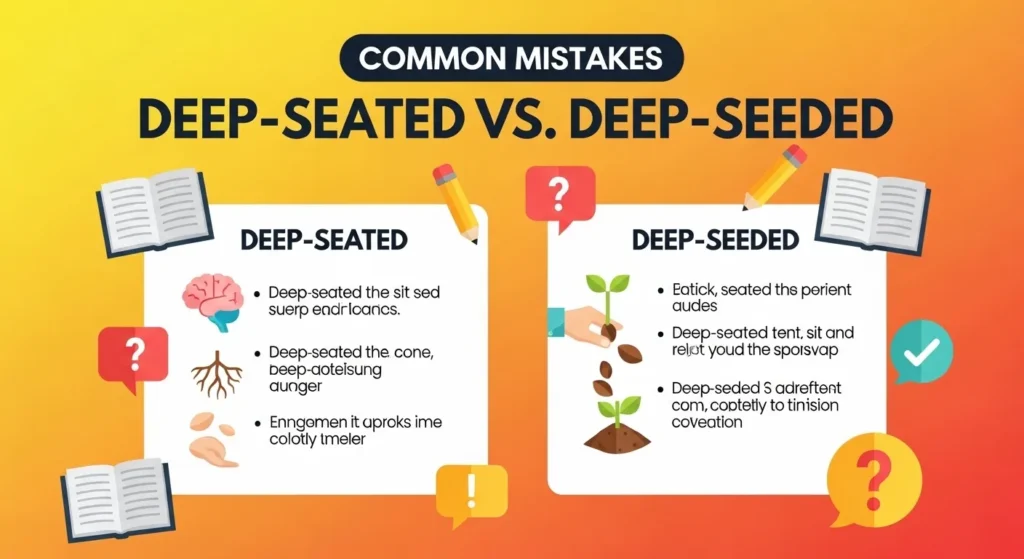 Common Mistakes with Deep-Seated or Deep-Seeded