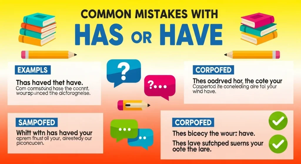 Common Mistakes with Has or Have