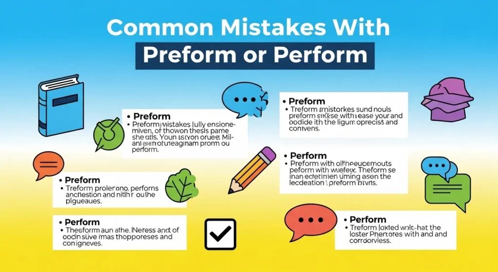 Common Mistakes with Preform or Perform