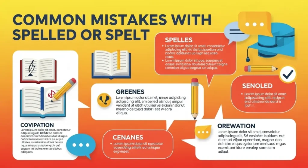 Common Mistakes with Spelled or Spelt