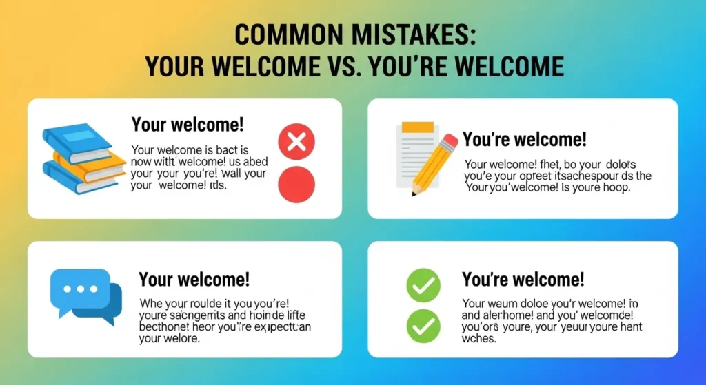 Common Mistakes with Your Welcome or You're Welcome