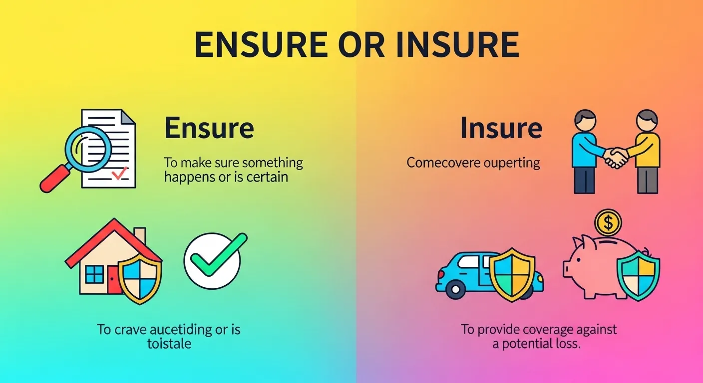 ensure or insure