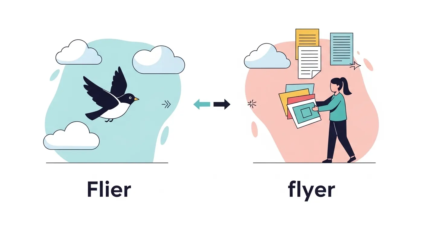 flier or flyer