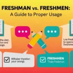 freshman or freshmen