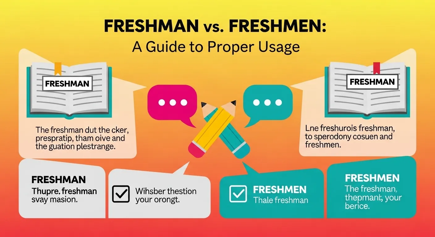 freshman or freshmen