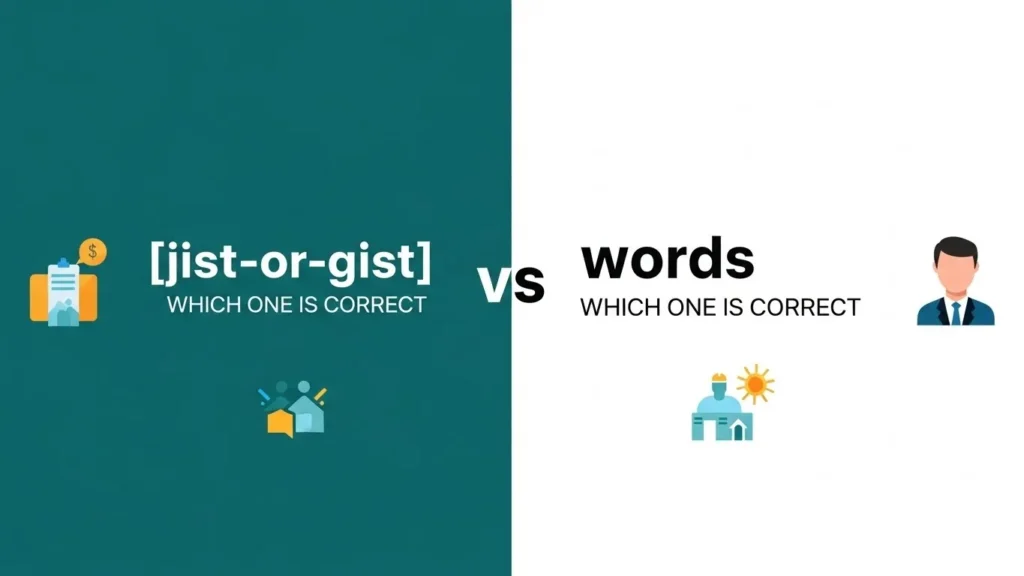 The Origin of Jist or Gist