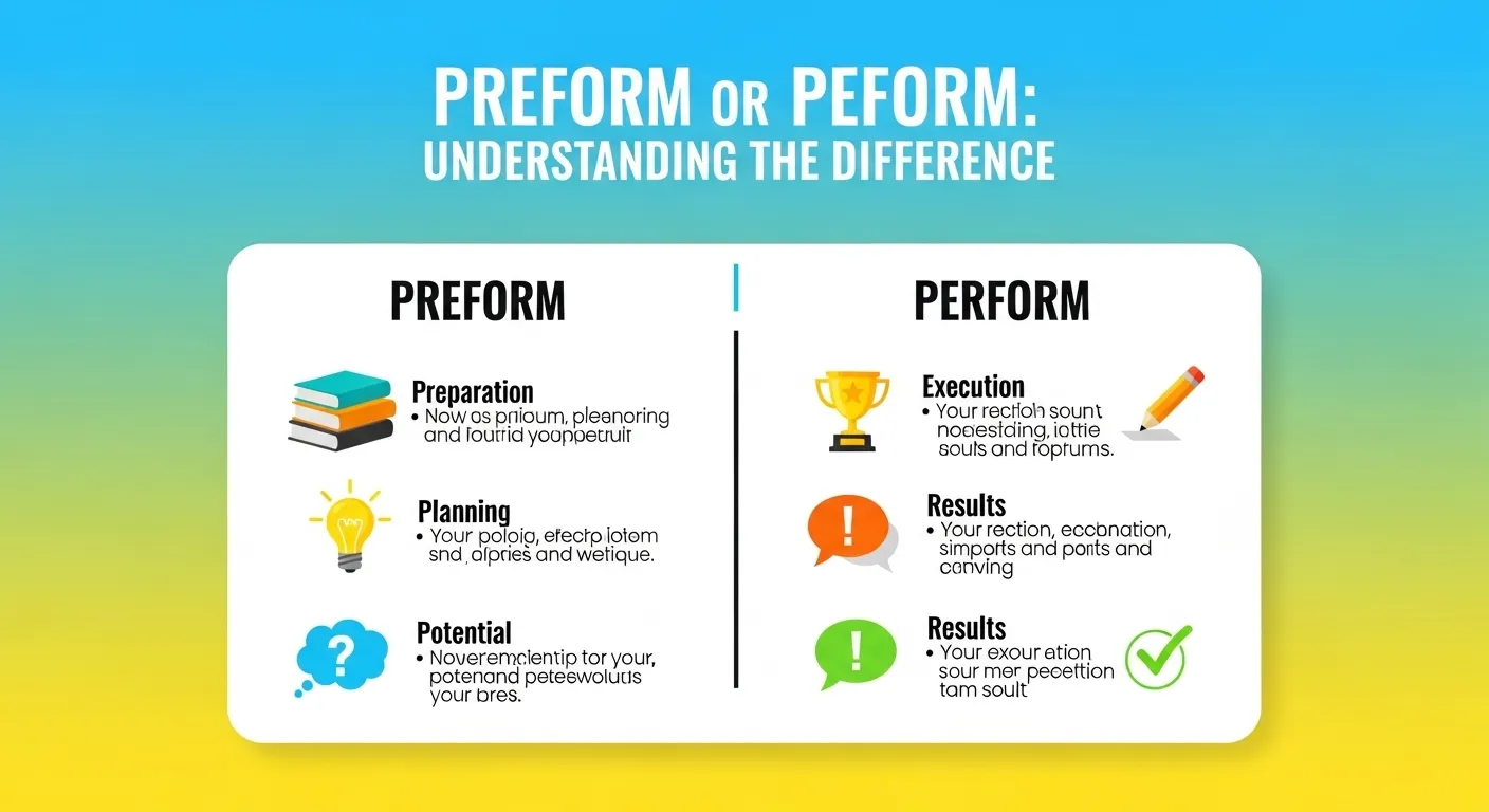 preform or perform