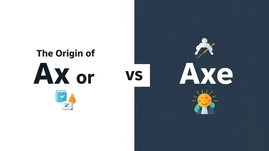 The Origin of Ax or Axe