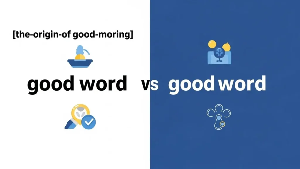 The Origin of Good Morning