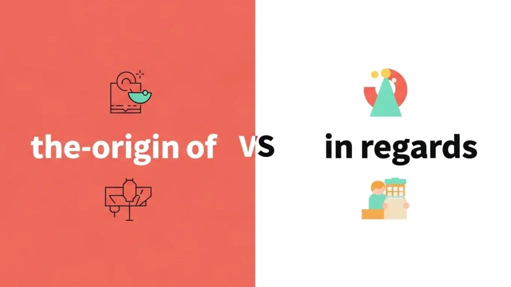 The Origin of In Regard or In Regards