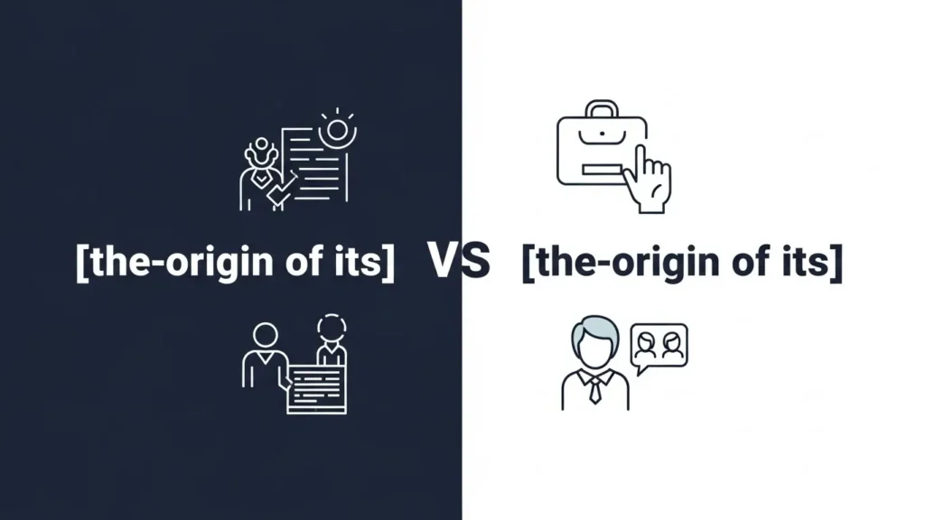 The Origin of Its or It's