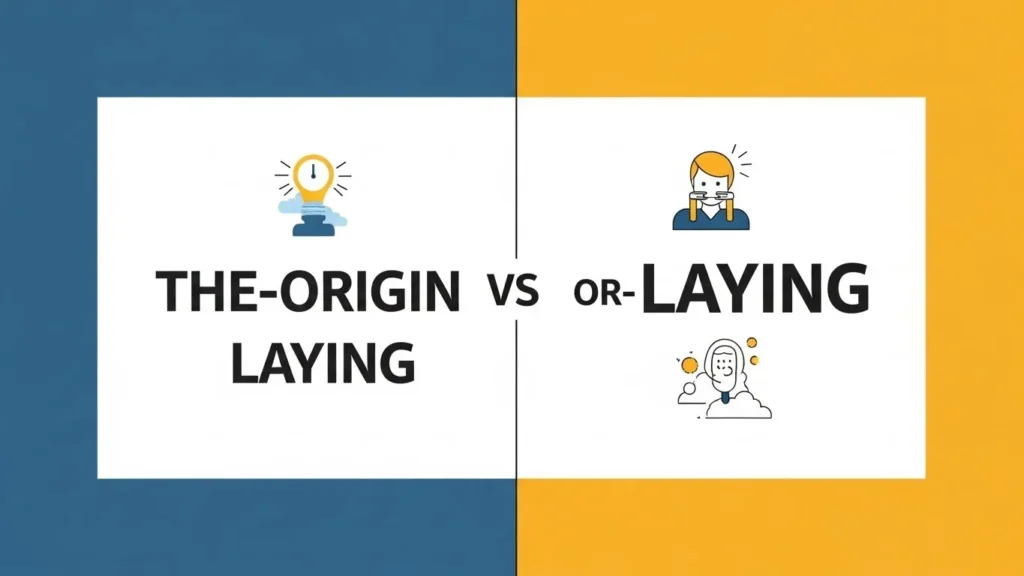 The Origin of Llying or Laying