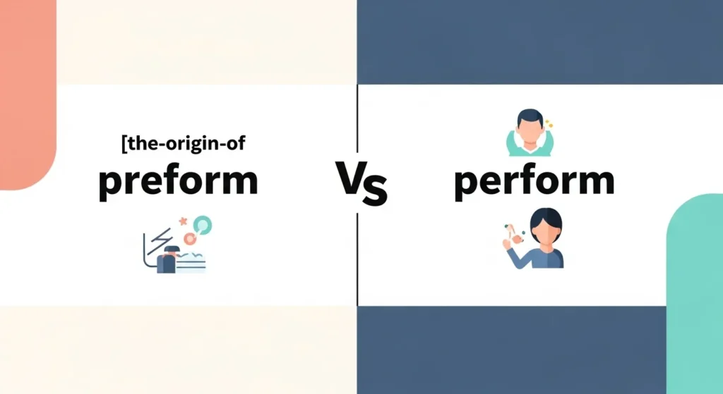 The Origin of Preform or Perform