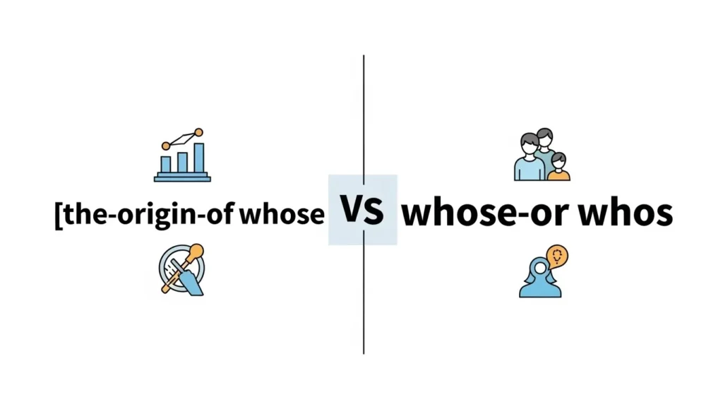 The Origin of Whose or Who’s