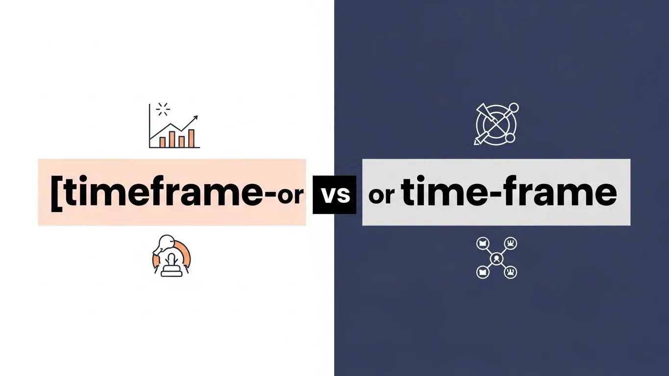 timeframe or time frame