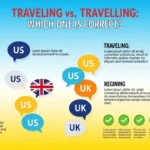 traveling or travelling