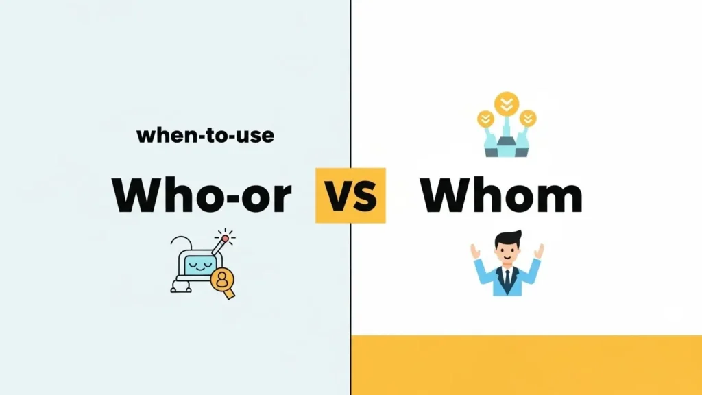 When to Use Who or Whom: Quick Answer