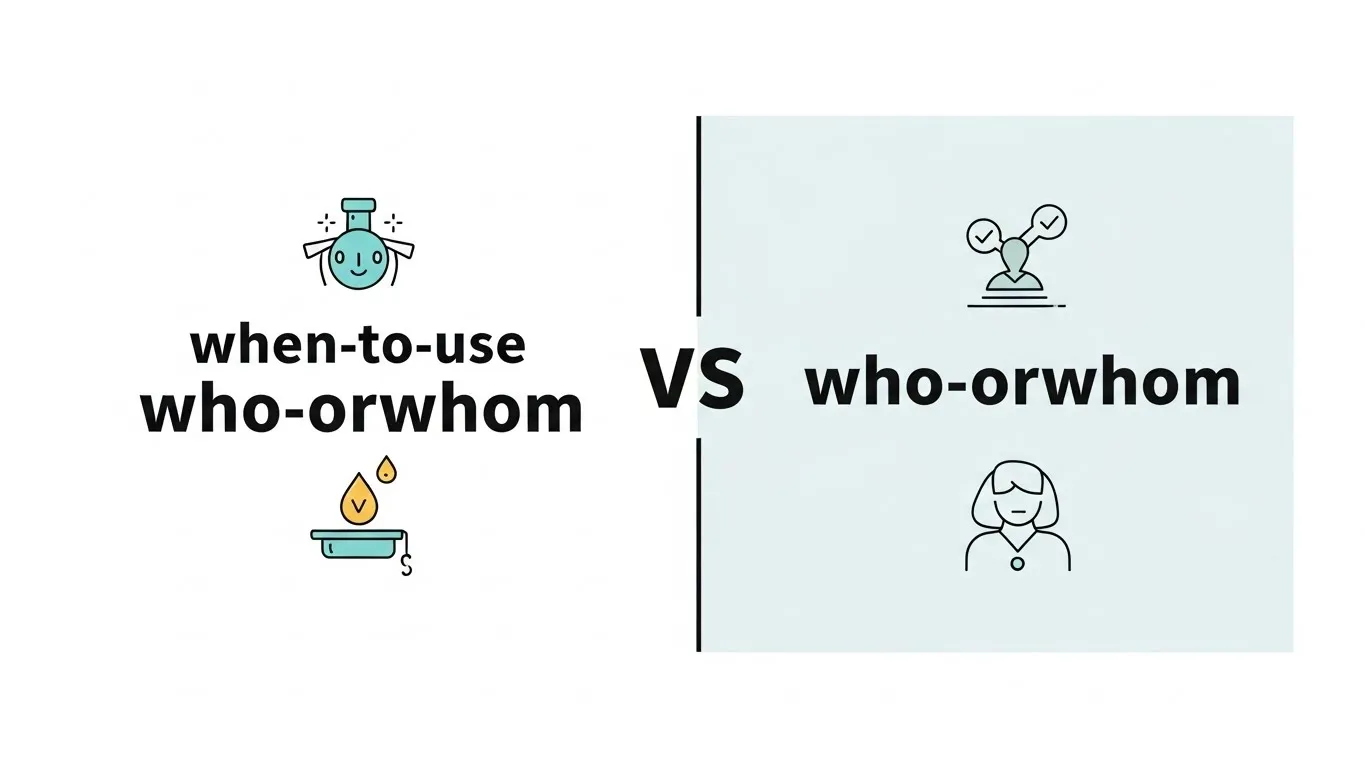 when to use who or whom