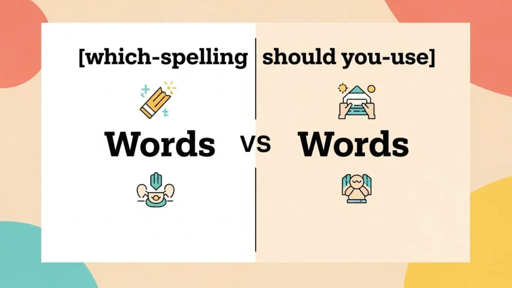 Which Spelling Should You Use?