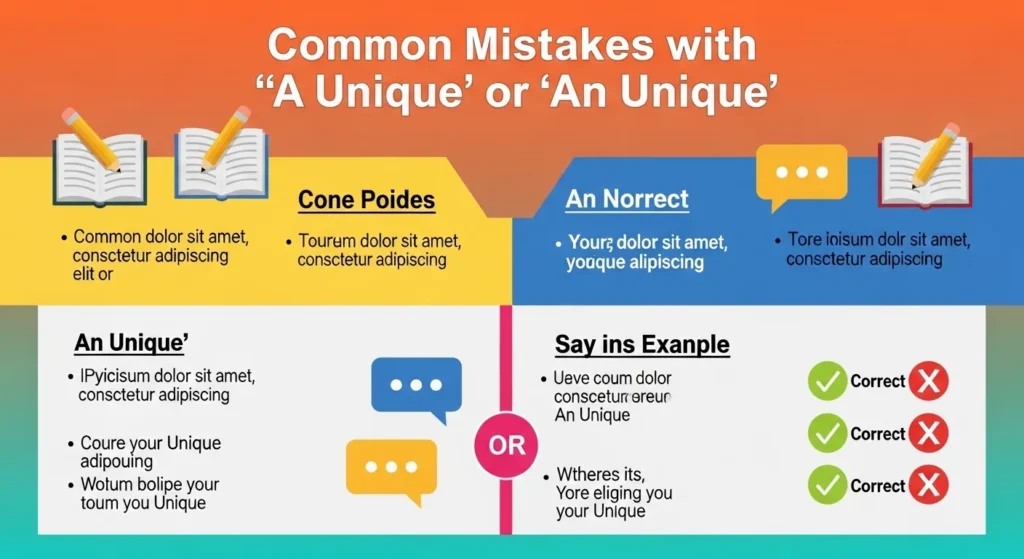 Common Mistakes with A Unique or An Unique