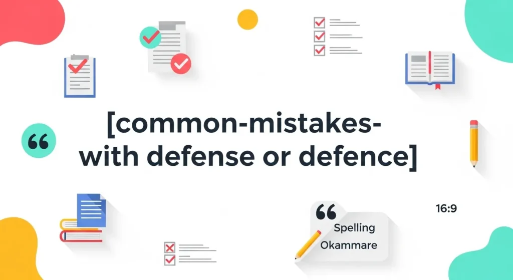 Common Mistakes with Defense or Defence