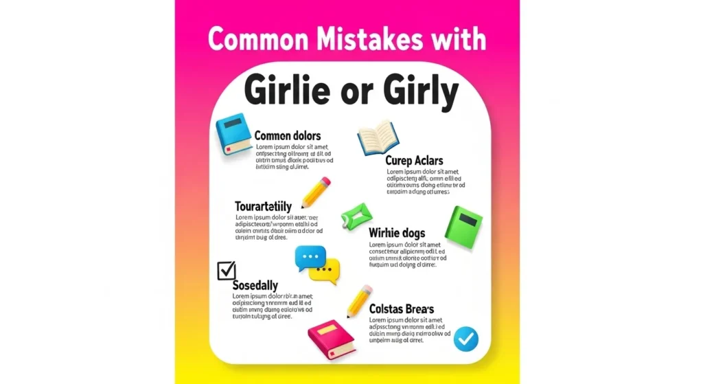 Common Mistakes with Girlie or Girly