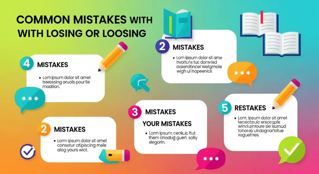 Common Mistakes with Losing or Loosing