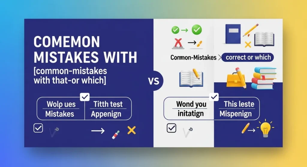 Common Mistakes with That or Which