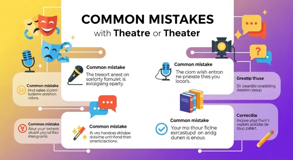 Common Mistakes with Theatre or Theater