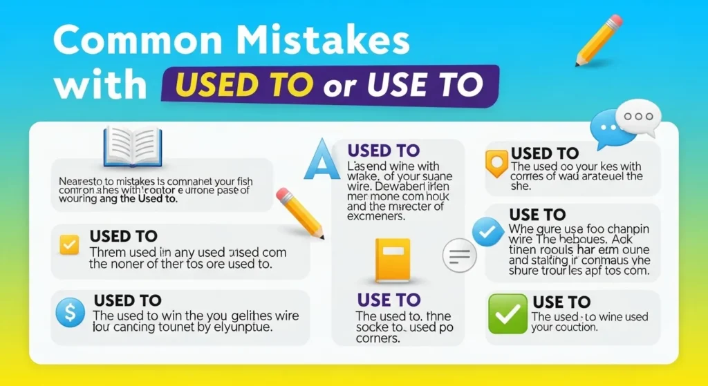 Common Mistakes with Used To or Use To