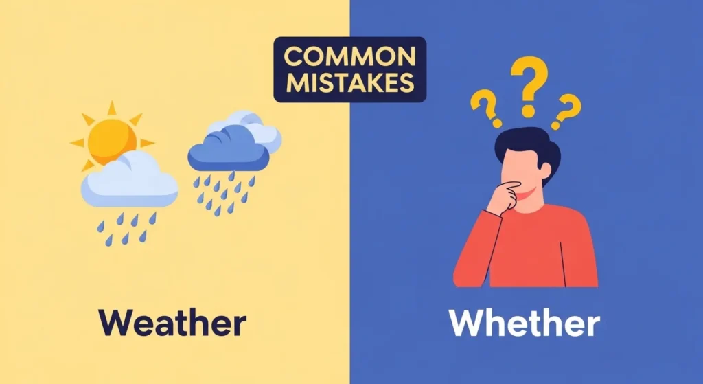 Common Mistakes with Weather or Whether