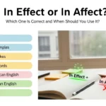 in effect or in affect