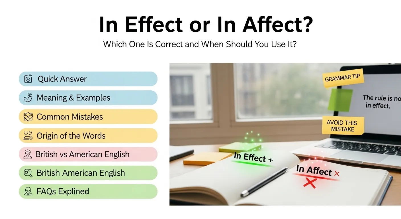 in effect or in affect