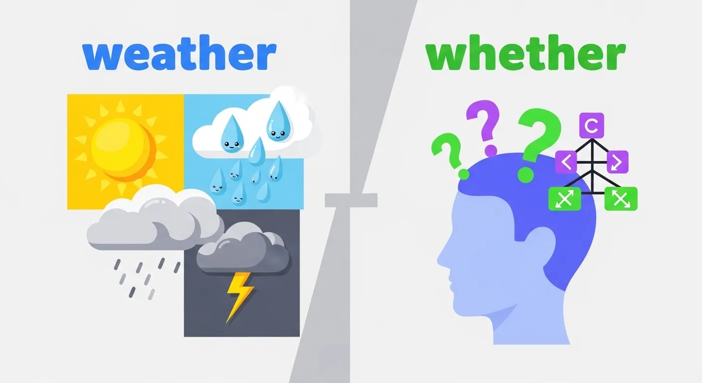 weather or whether