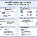 worshipping or worshiping