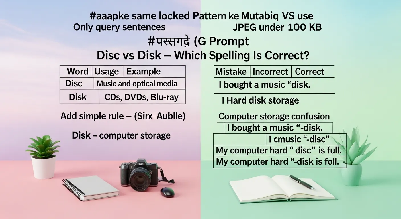 disc or disk