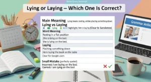lying or laying