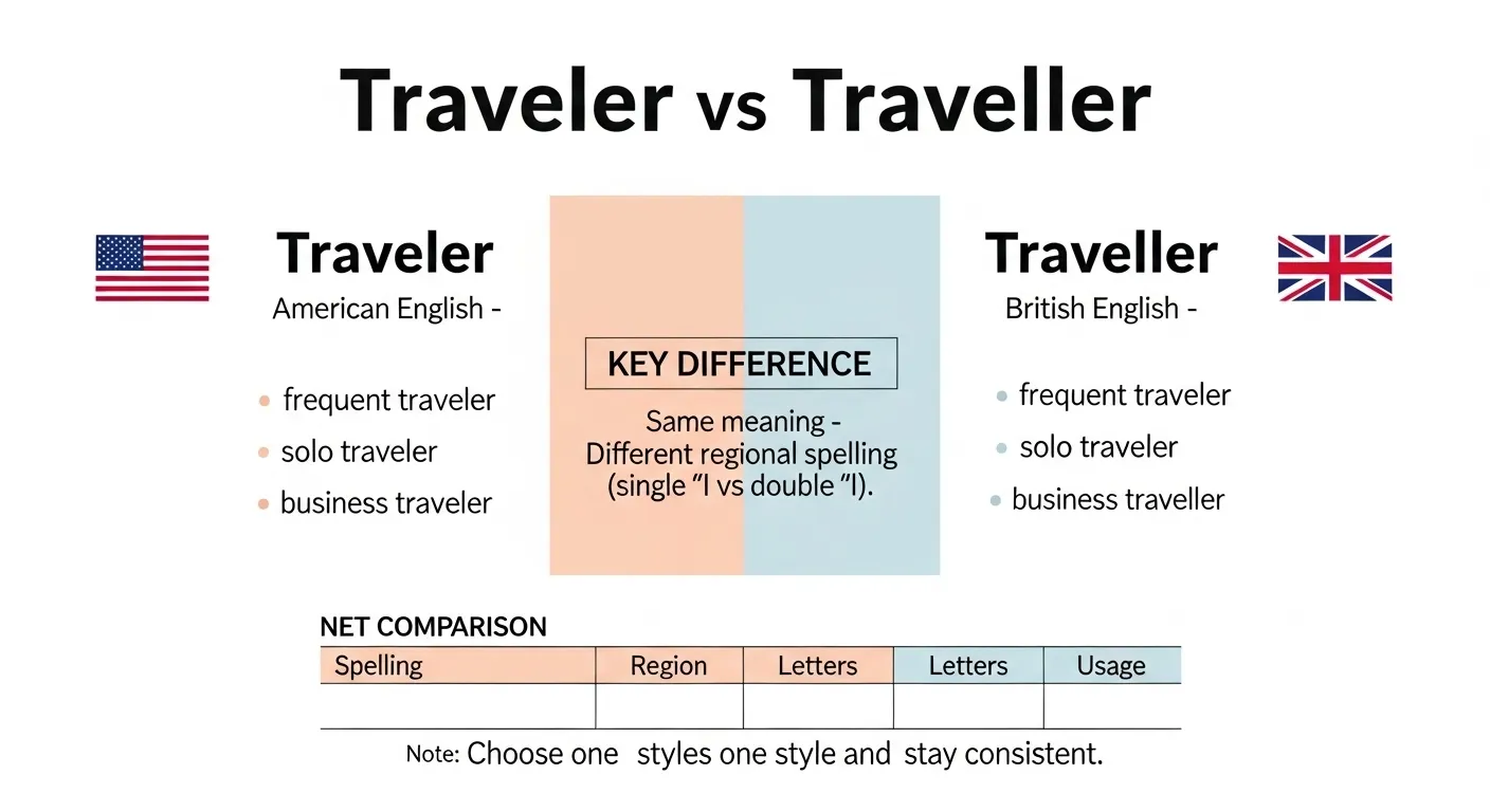 traveler vs traveller