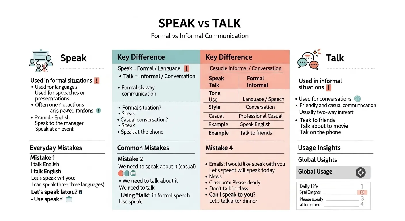 speak vs talk